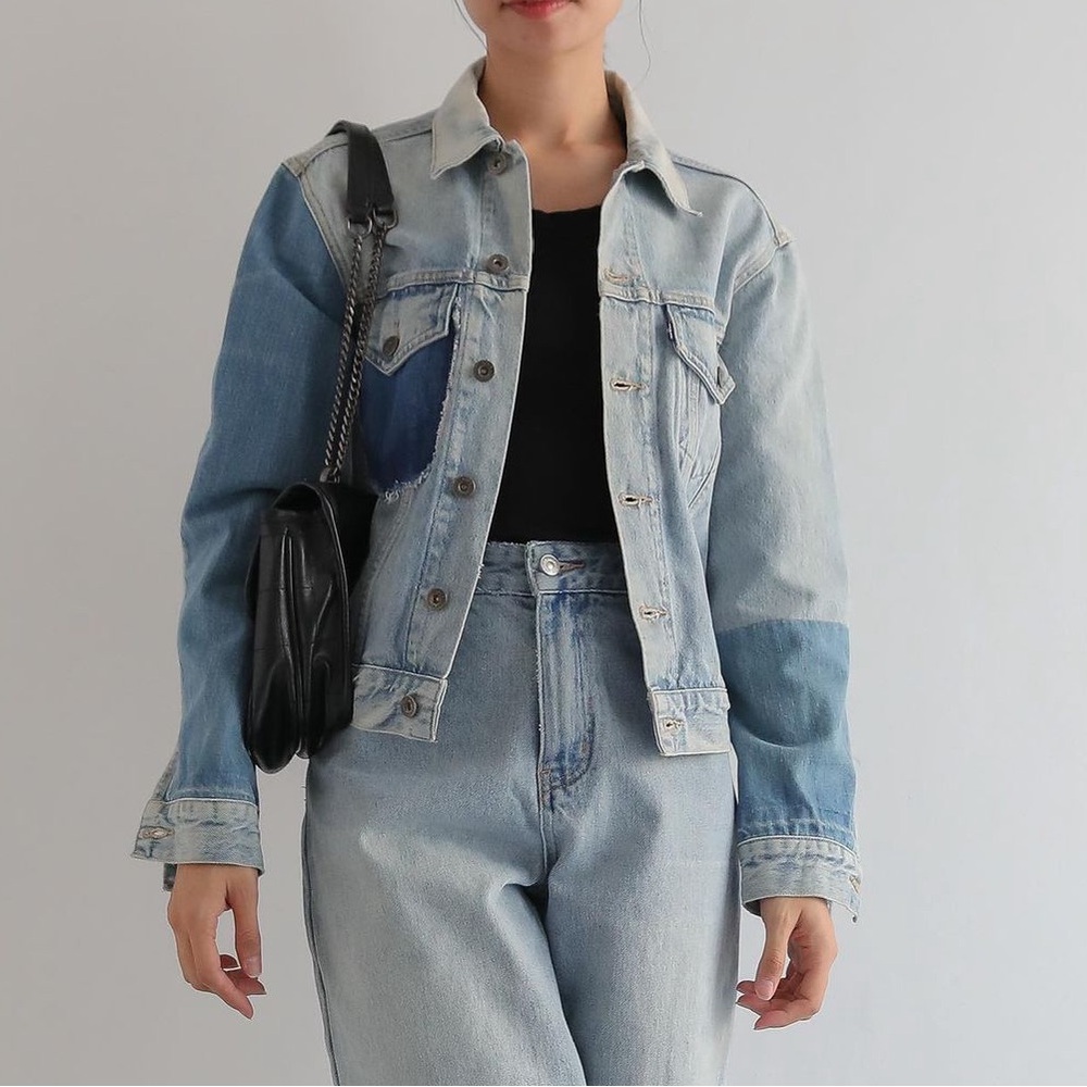 Levi’s made&crafted denim jean jacket size 2